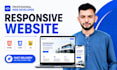 build a responsive HTML CSS javascript website