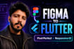 convert figma to flutter with pixel perfect UI