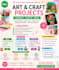 create unique handmade art and craft projects for school and kids