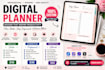 design custom digital notebook and PDF planner journal