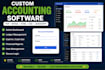 develop a custom accounting and ledger management system in PHP mysql