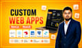 do website development a custom full stack web app