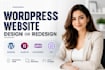 provide custom wordpress website design services