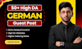 do SEO german backlinks via german guest post high da link building