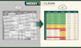 clean and organize your messy excel or csv file