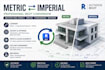 convert between metric and imperial standards in revit