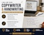 write engaging copy and provide neat handwriting services