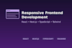 build a responsive frontend with react nextjs and tailwind
