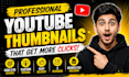 design eye catching youtube thumbnails with high CTR