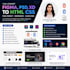 convert figma PSD xd design into responsive HTML CSS website