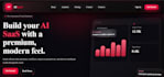 develop a modern ai saas website with responsive design
