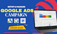setup, manage, optimize your google ads campaigns