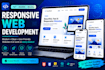 design and develop a responsive frontend website