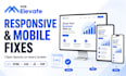 fix responsive mobile and layout issues on your website