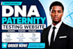 design a professional dna paternity testing website