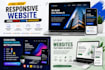 create a responsive website using HTML5 css3