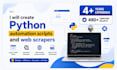 create python scripts for automation and web scraping