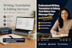 provide professional essays, resumes, translation in 1 hour