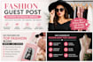 provide guest post and high quality backlinks for fashion websites