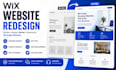 create wix website redesign