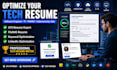 optimize your tech resume for software engineer, IT, faang and cybersecurity job