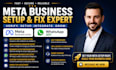 fix meta business verification, whatsapp api, meta business suite manager