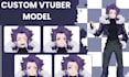 design and rig live2d vtuber model or vrm 3d vtuber  rigging anime vtuber artist