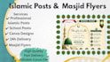 design professional islamic posts and masjid flyers