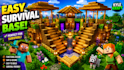 build  epic minecraft spawn ,hub ,base and castle