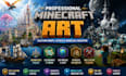 design minecraft art, pixel illustrations, and game assets