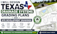 design texas drainage systems grading plans and site development drawings