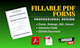 create custom fillable PDF forms, templates and digital documents
