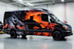 creative custom car wrap, van wrap