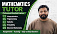 help in maths, algebra, calculus, statistics, discrete maths and trigonometry