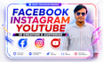 create and professionally setup social media accounts