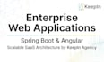 build an enterprise web application with spring boot and angular