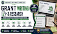 do grant writing and grant research for grant application