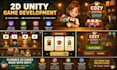 create a simple 2d unity game or playable prototype