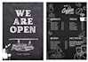 design unique chalkboard menus