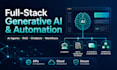 build full stack generative ai agents rag systems and automations