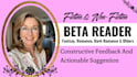 beta read fantasy, romance beta reader, horror beta reader, alpha beta reader