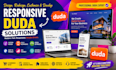 design, redesign, customize and develop a responsive duda website