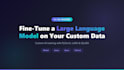 fine tune a large language model on your custom data