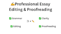 proofread, edit and improve your essay