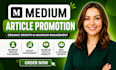 do organic medium article promotion increase medium followers boost engagement