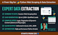 do python web scraping and data extraction
