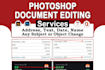 professionally edit or modify you pdf files in photoshop