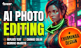fix and clean ai images photo editing replace text change color convert files