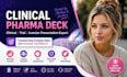 clinical presentation, pharma deck, clinical, trial investor presentation expert