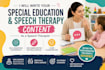 write speech therapy reports and special education content